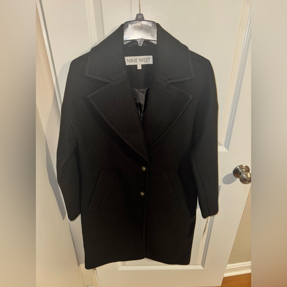 NWT!!! Women's Nine West Coat! Faux wool pea cot, brand new from Kohls.